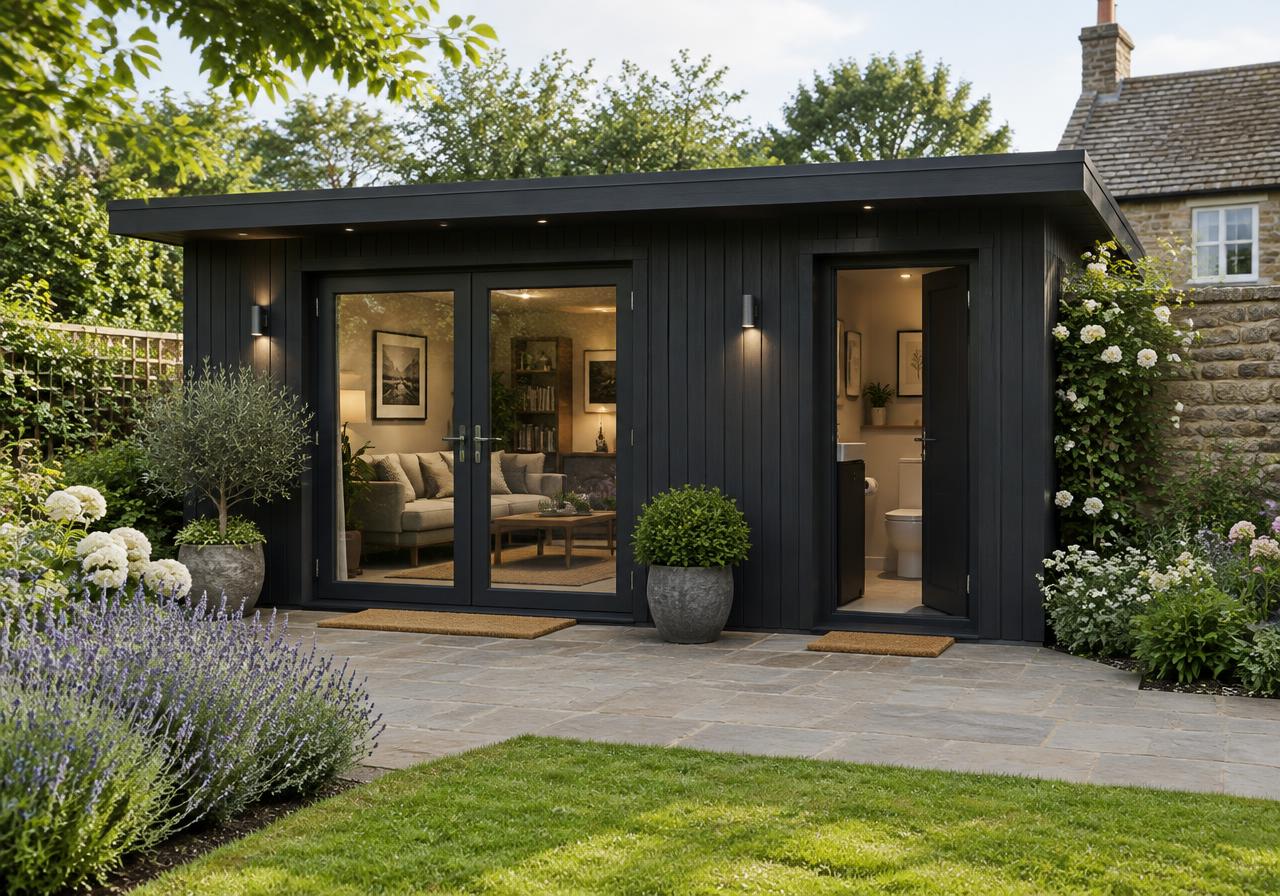 Garden Room with Toilet design idea 2 for Garforth homes